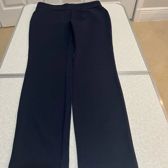 Dalia Navy Blue Stretch Pull on closure Women pant size S/ CH - Picture 3 of 6